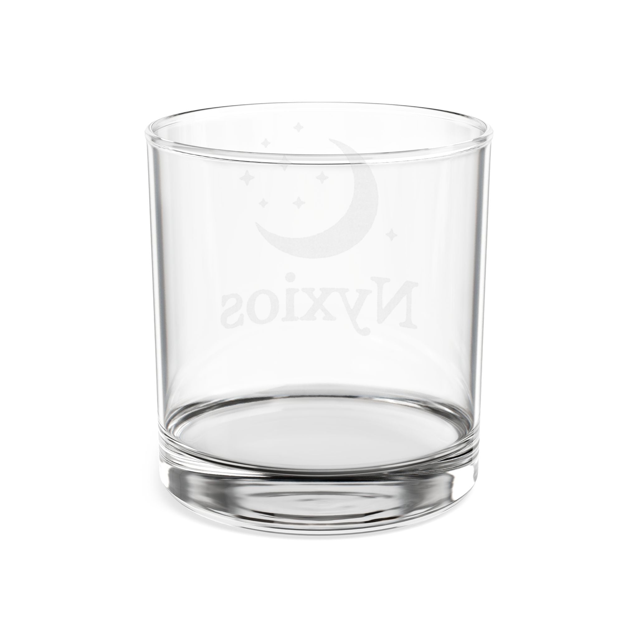 Nyxios Engraved Moon & Stars Whiskey Glass